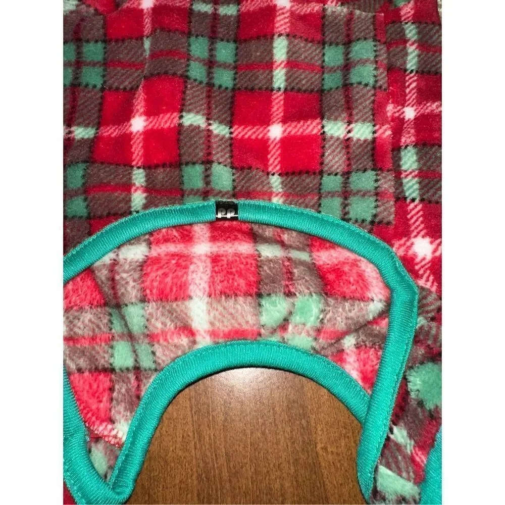 Pet Posse Flannel Dog Romper Size Medium 14”